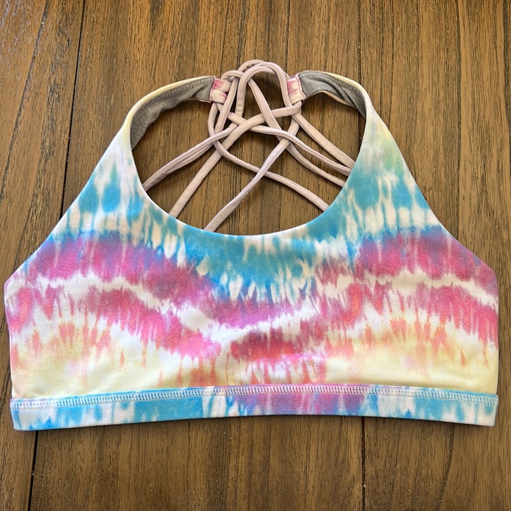 Born Primitive tie dye vitality sports bra size s